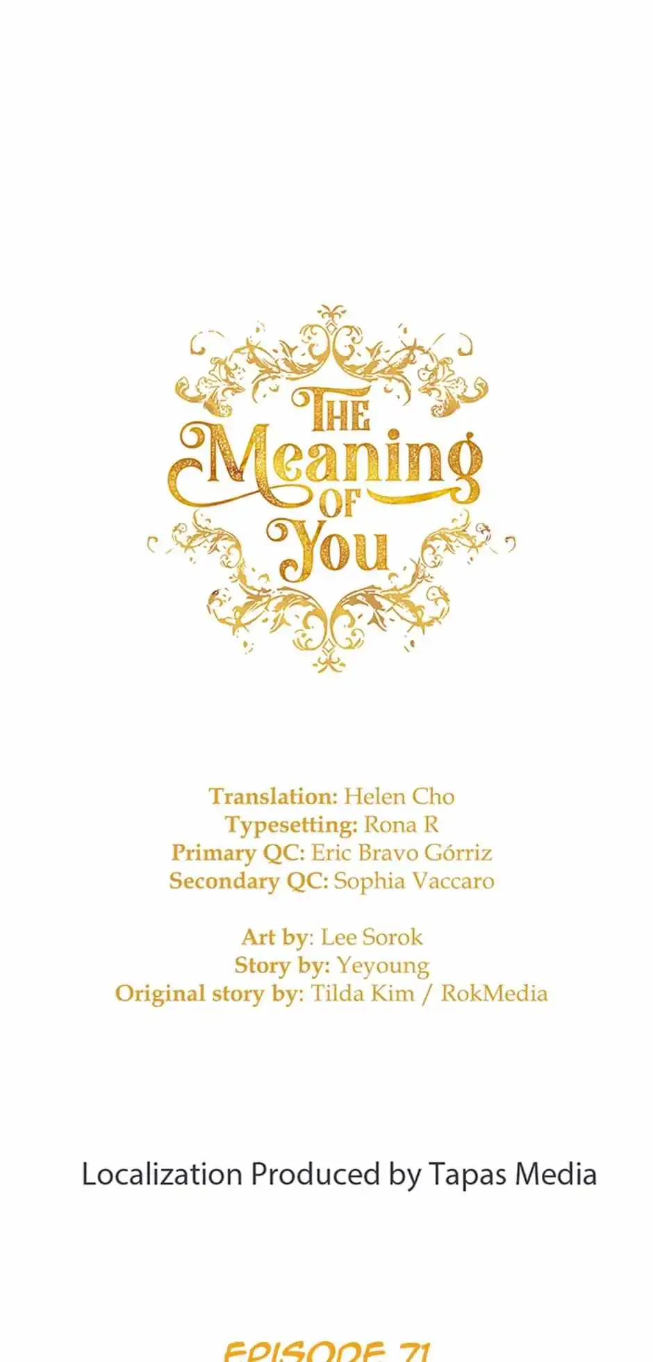 The Meaning of You Chapter 71 21